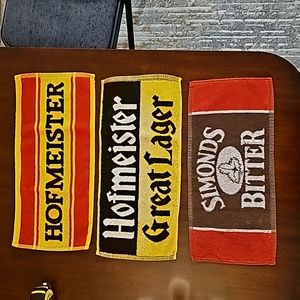 Like New Beer Bar Towel x 3